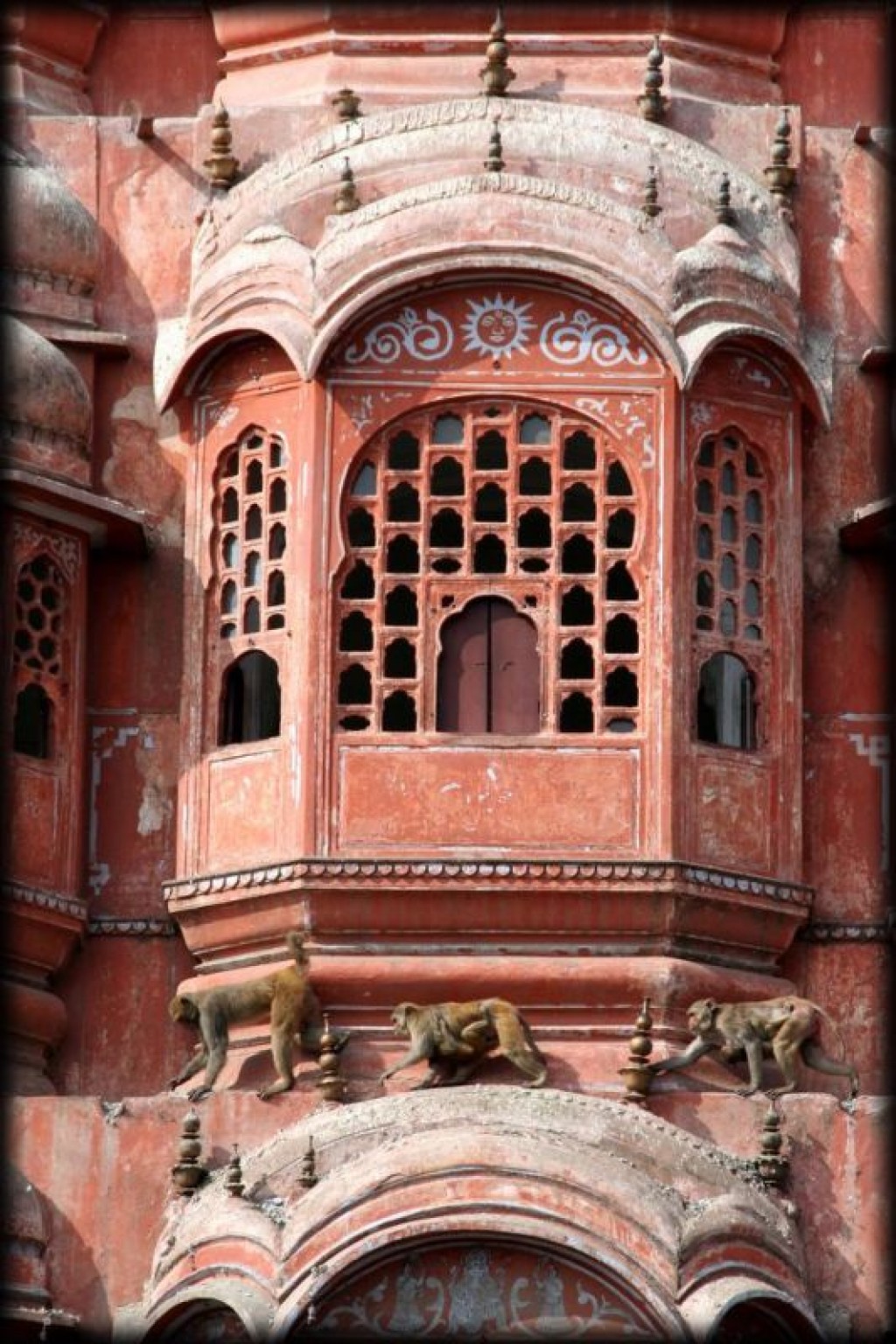 The Hawa Mahal is the famous image on every postcard of Jaipur.